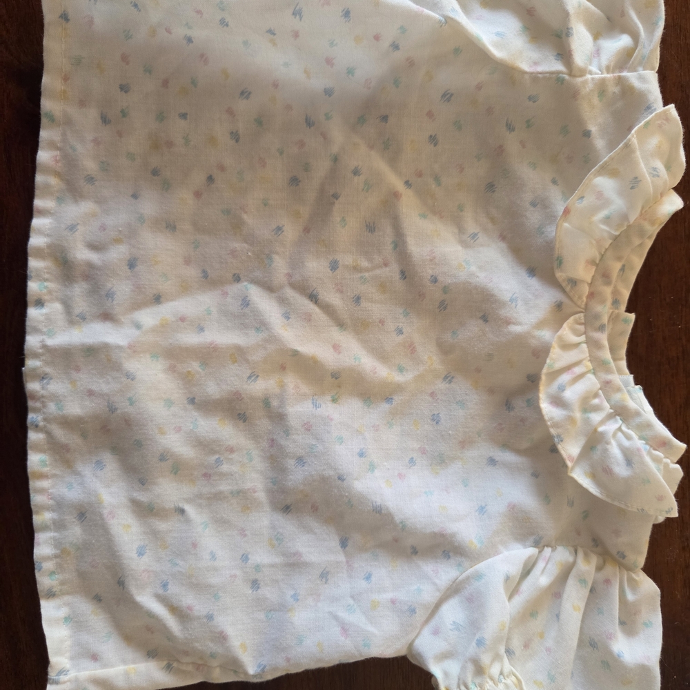 White Ruffled Kids Blouse